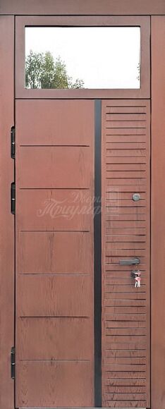 Входная дверь с фрамугой Ф-2